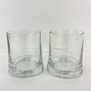 Set of 2 Camus Cognac Since 1863 Heavy Base 8oz Rocks Glasses